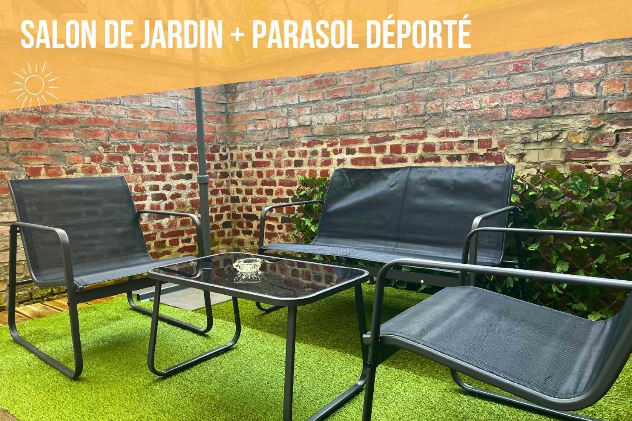 아미앵 Chill & Sun - Terrasse Exterieure - Parking - Wifi - 4P 아파트 외부 사진
