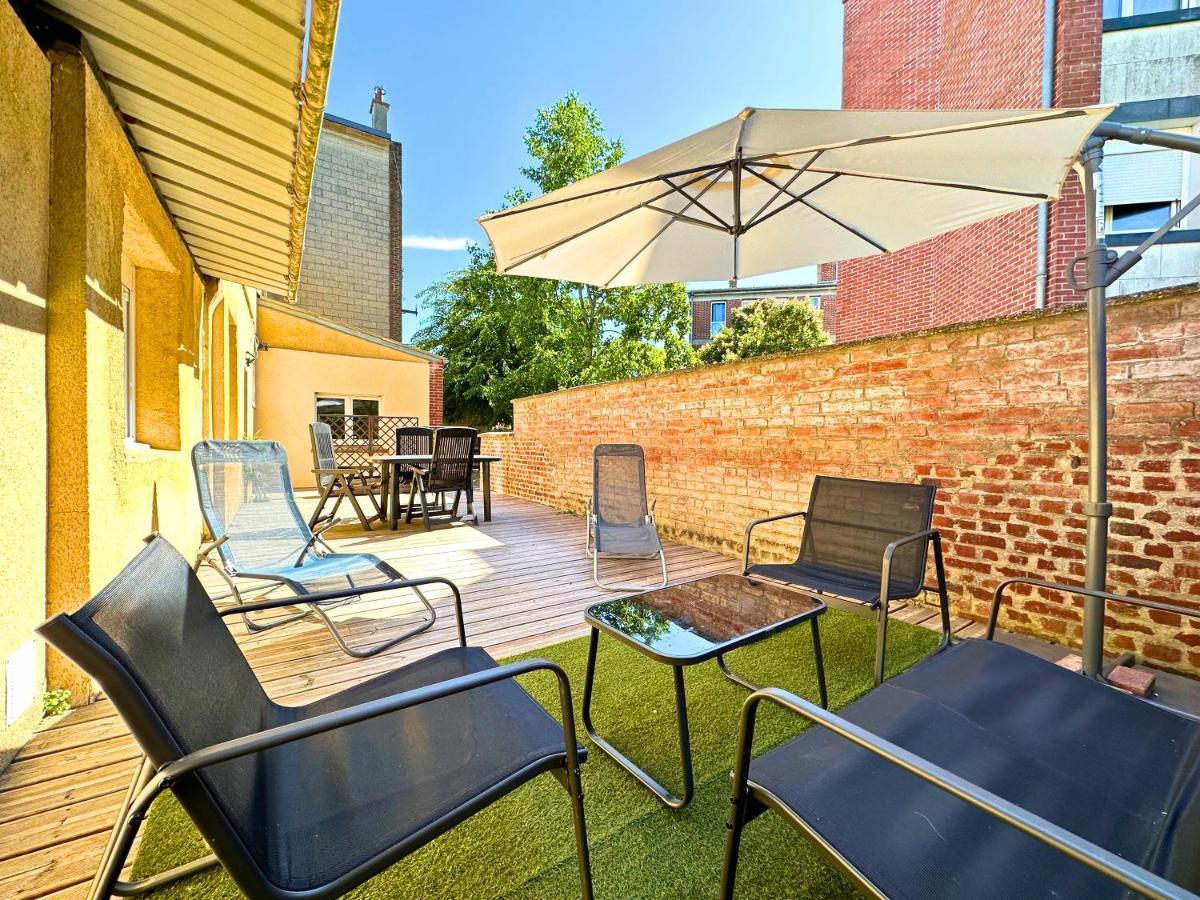 아미앵 Chill & Sun - Terrasse Exterieure - Parking - Wifi - 4P 아파트 외부 사진